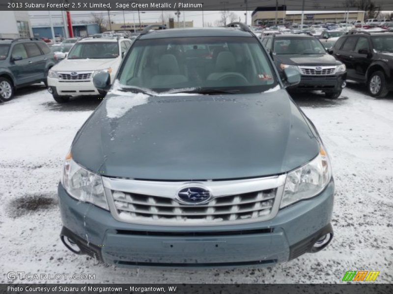 Sage Green Metallic / Platinum 2013 Subaru Forester 2.5 X Limited