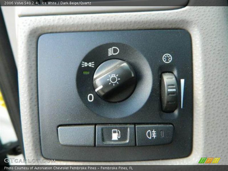 Controls of 2006 S40 2.4i