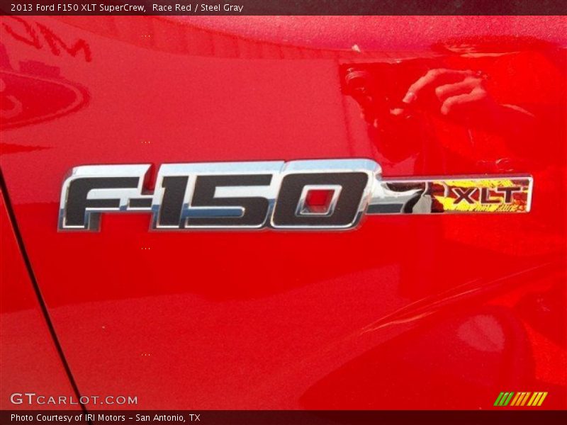 Race Red / Steel Gray 2013 Ford F150 XLT SuperCrew
