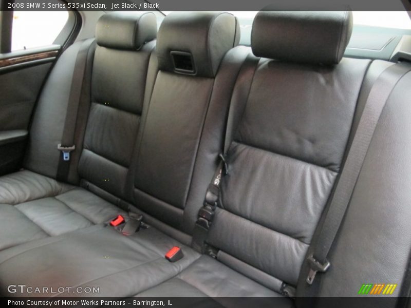 Jet Black / Black 2008 BMW 5 Series 535xi Sedan
