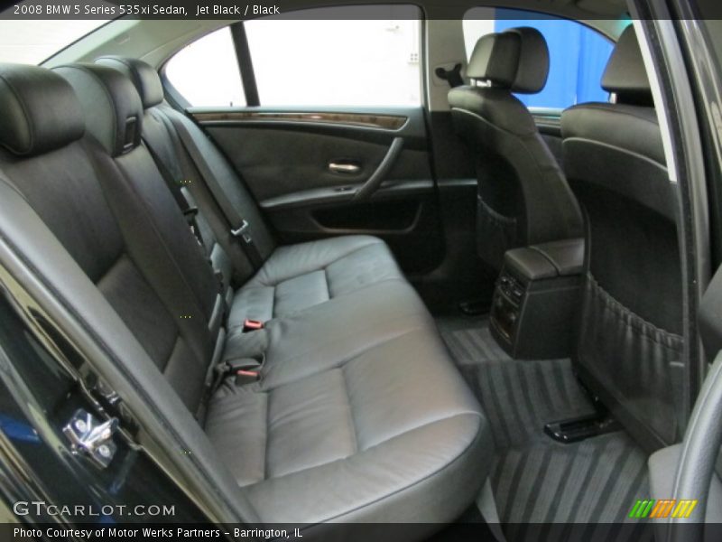 Jet Black / Black 2008 BMW 5 Series 535xi Sedan