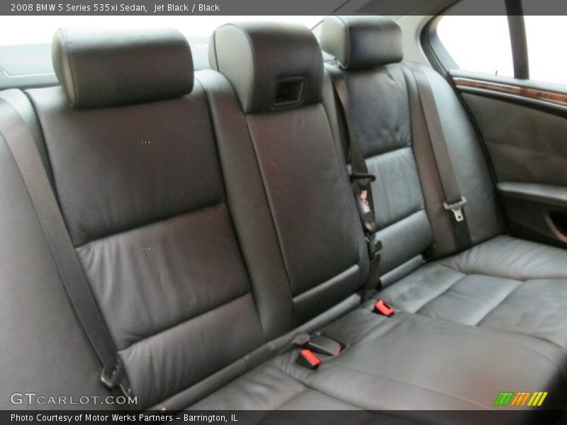 Jet Black / Black 2008 BMW 5 Series 535xi Sedan