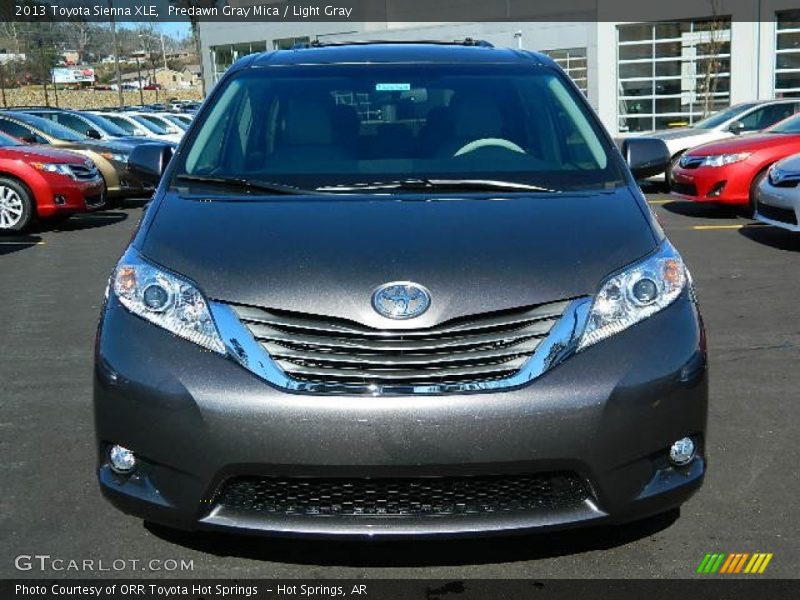Predawn Gray Mica / Light Gray 2013 Toyota Sienna XLE