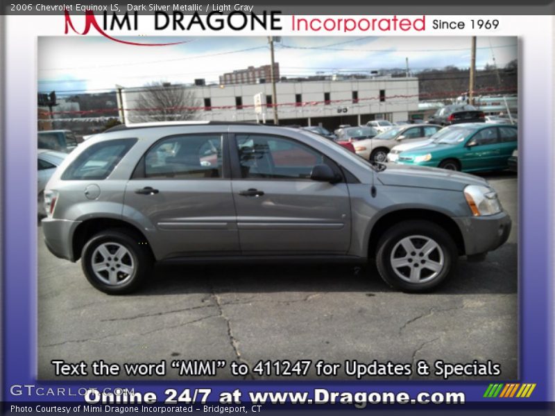 Dark Silver Metallic / Light Gray 2006 Chevrolet Equinox LS
