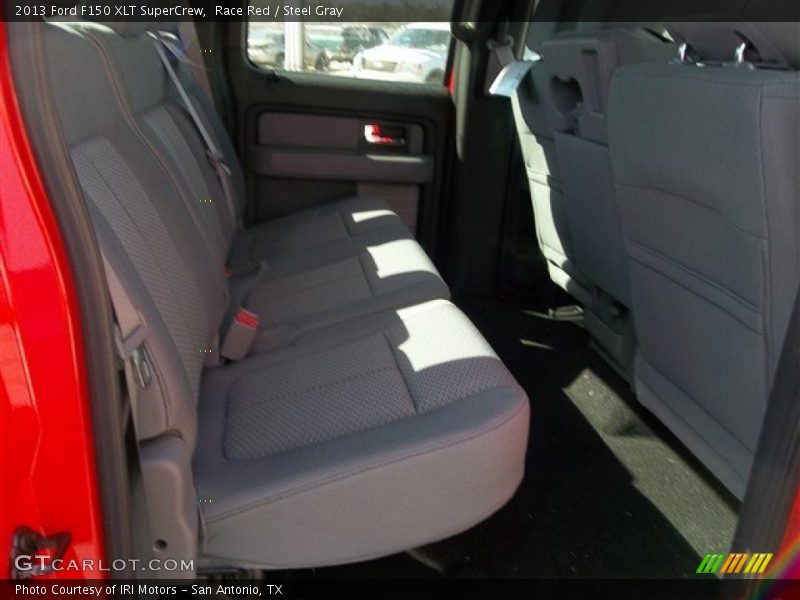 Race Red / Steel Gray 2013 Ford F150 XLT SuperCrew