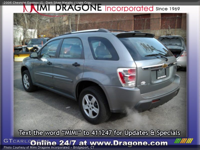 Dark Silver Metallic / Light Gray 2006 Chevrolet Equinox LS