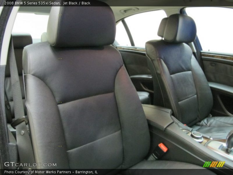 Jet Black / Black 2008 BMW 5 Series 535xi Sedan