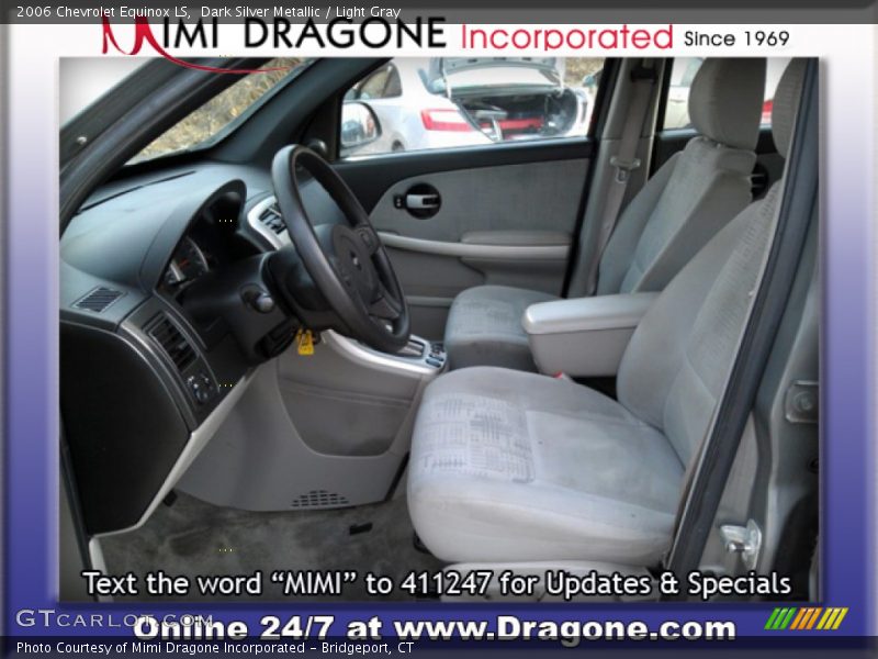 Dark Silver Metallic / Light Gray 2006 Chevrolet Equinox LS