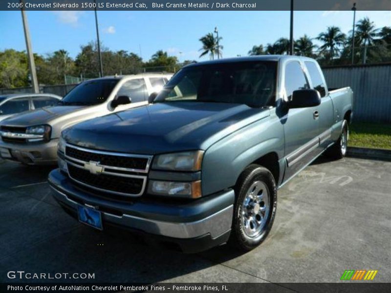 Blue Granite Metallic / Dark Charcoal 2006 Chevrolet Silverado 1500 LS Extended Cab