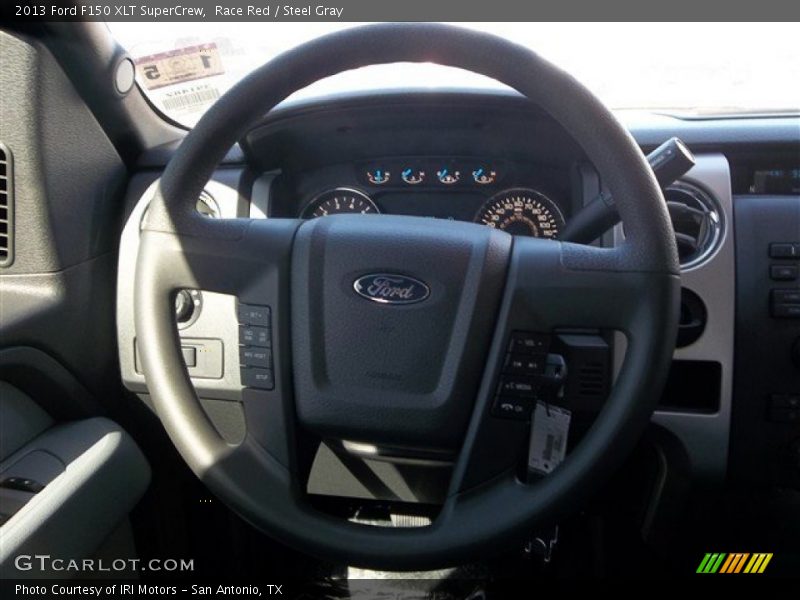 Race Red / Steel Gray 2013 Ford F150 XLT SuperCrew