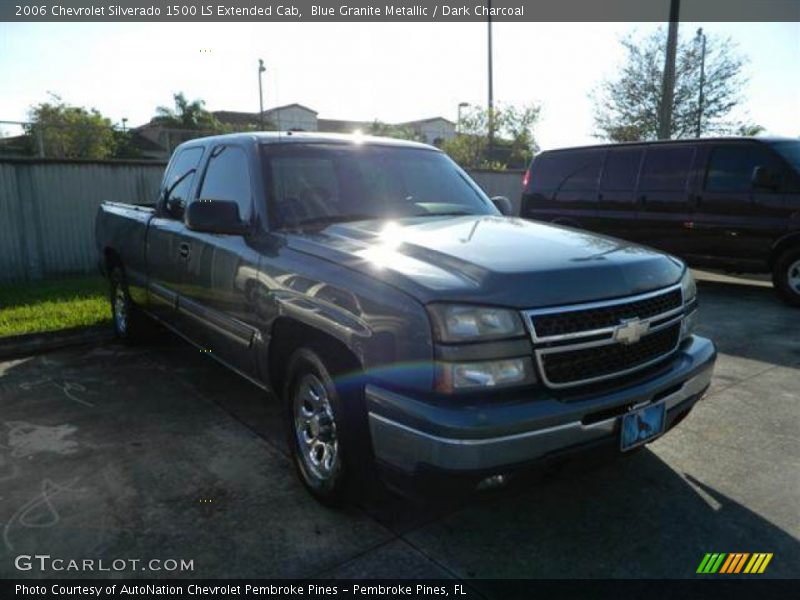 Blue Granite Metallic / Dark Charcoal 2006 Chevrolet Silverado 1500 LS Extended Cab