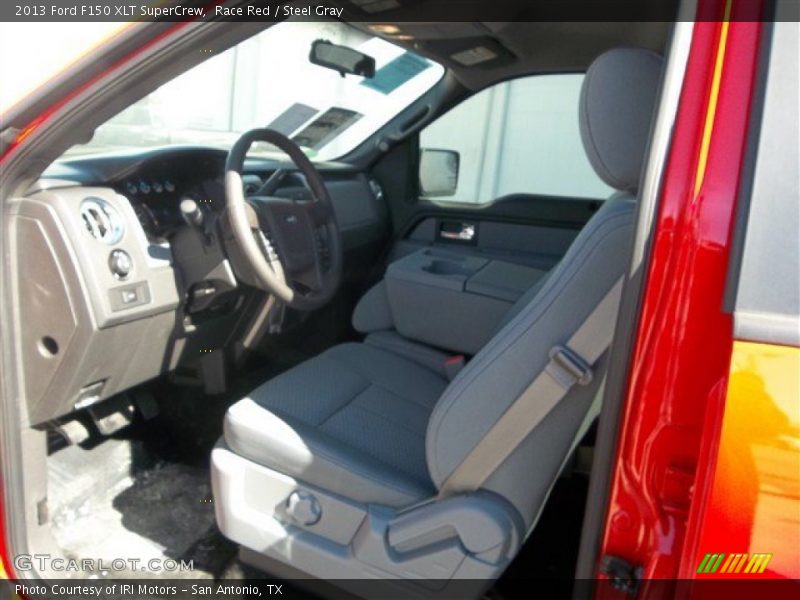 Race Red / Steel Gray 2013 Ford F150 XLT SuperCrew