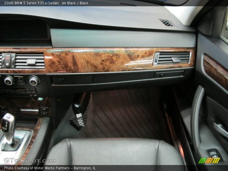 Jet Black / Black 2008 BMW 5 Series 535xi Sedan
