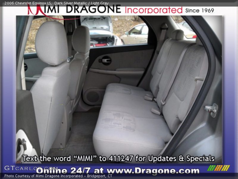 Dark Silver Metallic / Light Gray 2006 Chevrolet Equinox LS