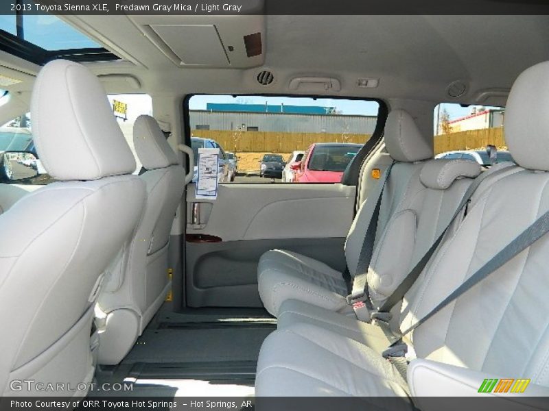 Predawn Gray Mica / Light Gray 2013 Toyota Sienna XLE