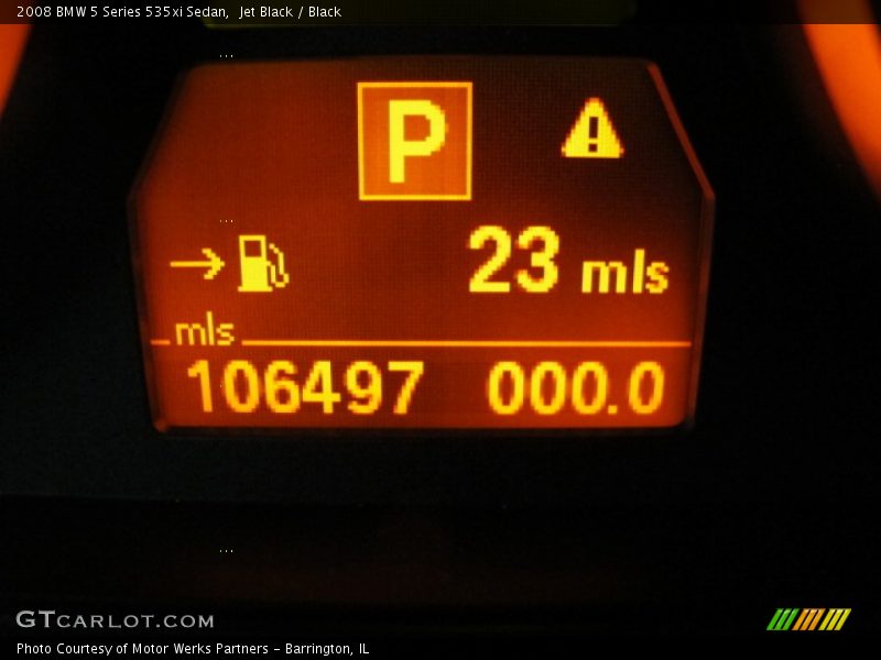 Jet Black / Black 2008 BMW 5 Series 535xi Sedan