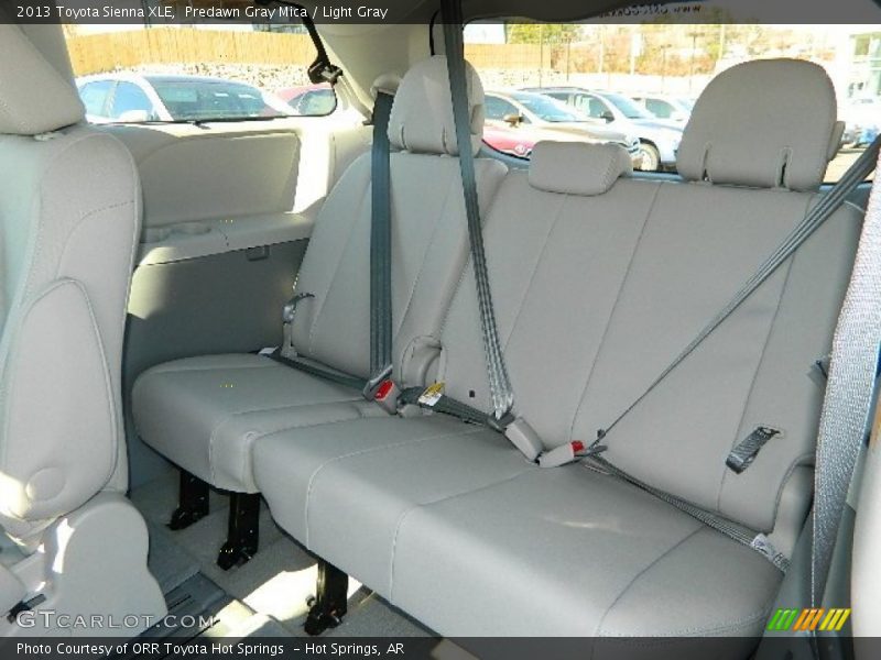 Predawn Gray Mica / Light Gray 2013 Toyota Sienna XLE