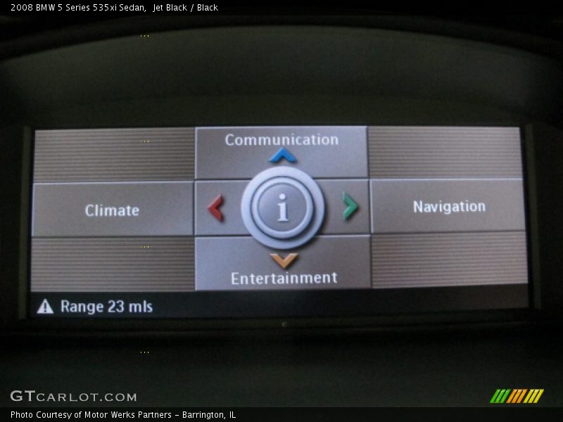 Jet Black / Black 2008 BMW 5 Series 535xi Sedan