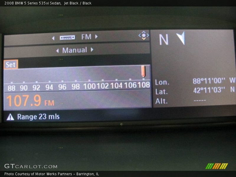 Jet Black / Black 2008 BMW 5 Series 535xi Sedan