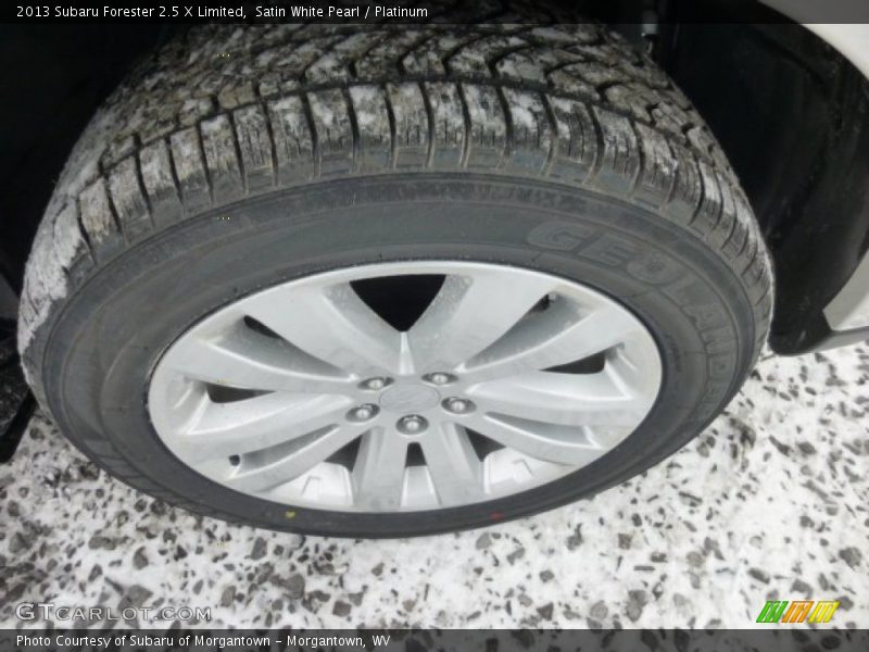 Satin White Pearl / Platinum 2013 Subaru Forester 2.5 X Limited