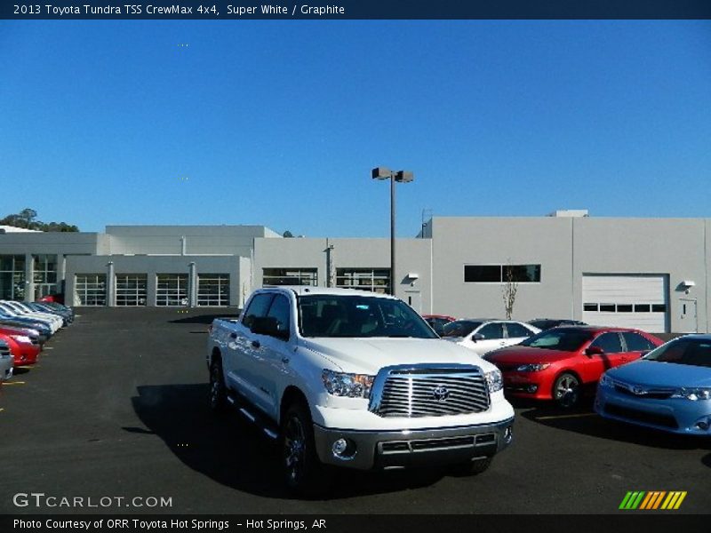 Super White / Graphite 2013 Toyota Tundra TSS CrewMax 4x4