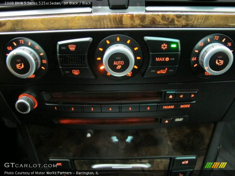 Jet Black / Black 2008 BMW 5 Series 535xi Sedan