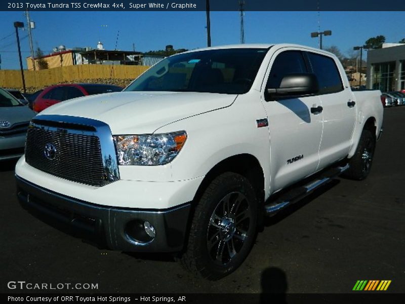 Super White / Graphite 2013 Toyota Tundra TSS CrewMax 4x4