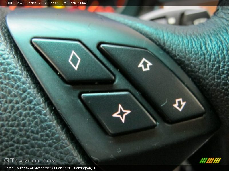 Jet Black / Black 2008 BMW 5 Series 535xi Sedan