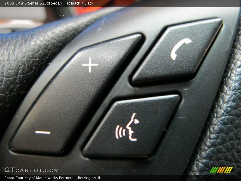 Jet Black / Black 2008 BMW 5 Series 535xi Sedan