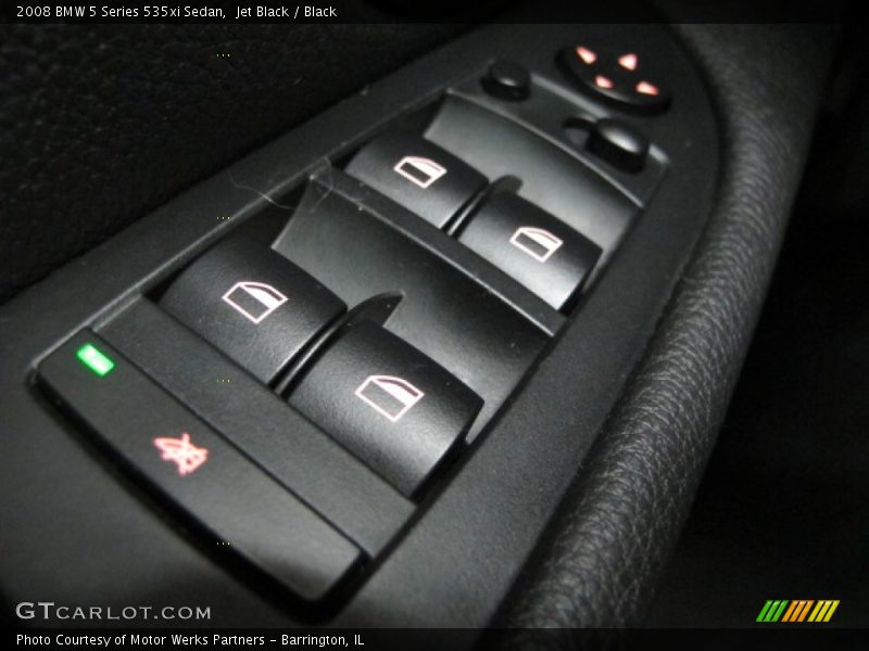 Jet Black / Black 2008 BMW 5 Series 535xi Sedan