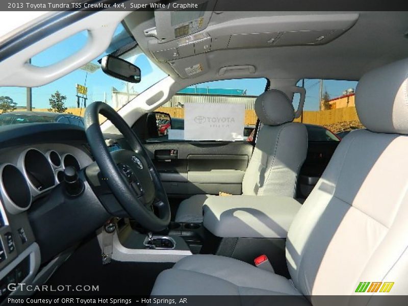 Super White / Graphite 2013 Toyota Tundra TSS CrewMax 4x4