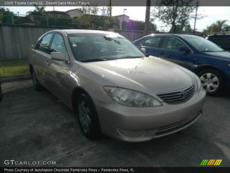 Desert Sand Mica / Taupe 2005 Toyota Camry LE