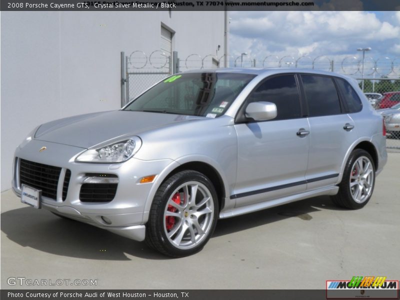 Crystal Silver Metallic / Black 2008 Porsche Cayenne GTS