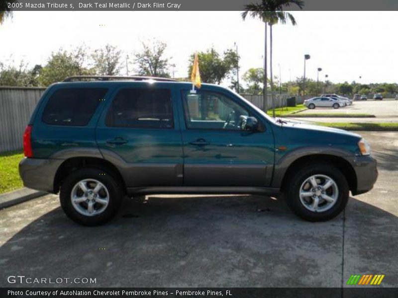 Dark Teal Metallic / Dark Flint Gray 2005 Mazda Tribute s