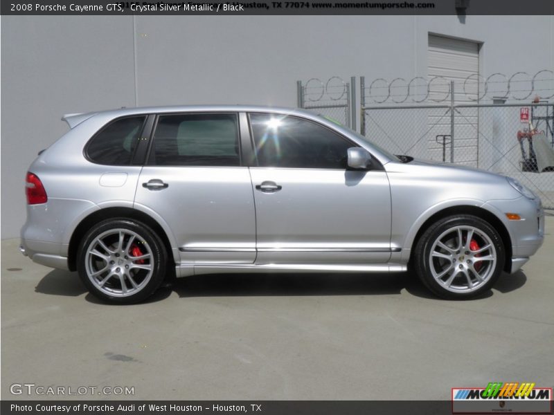 Crystal Silver Metallic / Black 2008 Porsche Cayenne GTS