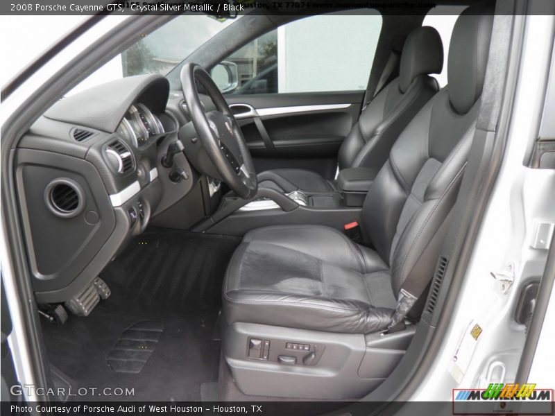 Crystal Silver Metallic / Black 2008 Porsche Cayenne GTS