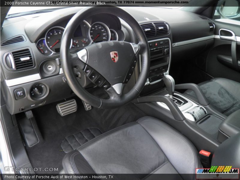 Crystal Silver Metallic / Black 2008 Porsche Cayenne GTS