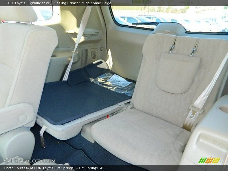 Sizzling Crimson Mica / Sand Beige 2013 Toyota Highlander V6