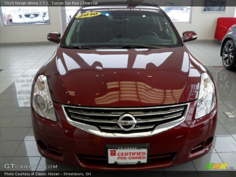 Tuscan Sun Red / Charcoal 2010 Nissan Altima 2.5 S