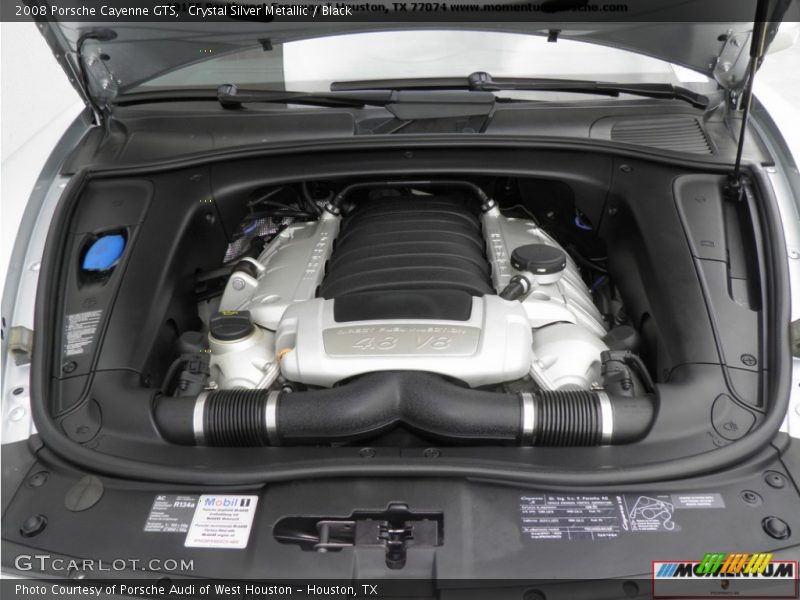 Crystal Silver Metallic / Black 2008 Porsche Cayenne GTS