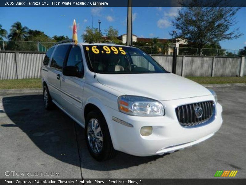 Frost White Metallic / Cashmere 2005 Buick Terraza CXL