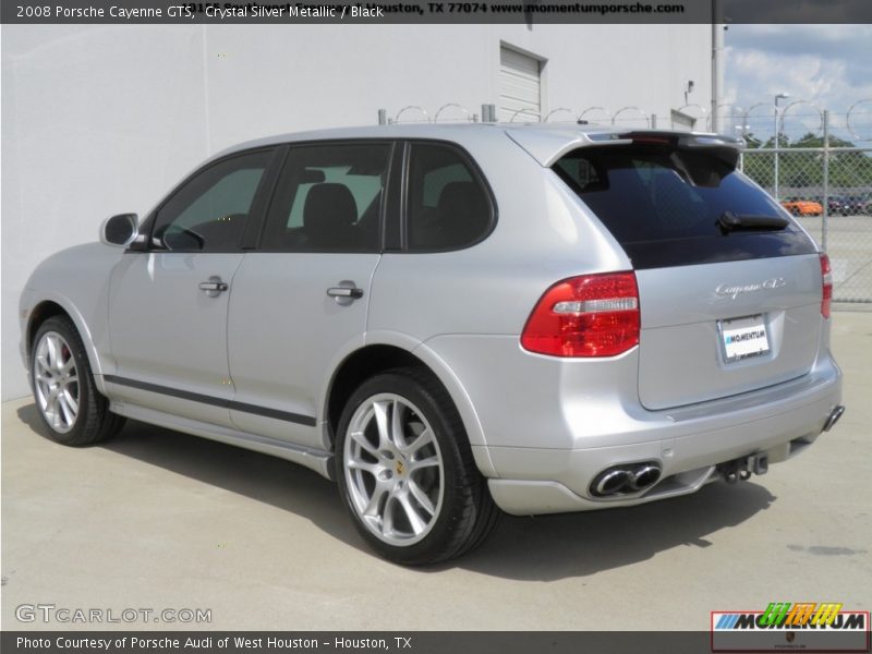 Crystal Silver Metallic / Black 2008 Porsche Cayenne GTS