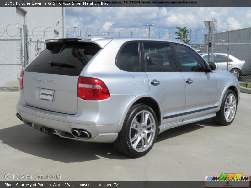 Crystal Silver Metallic / Black 2008 Porsche Cayenne GTS