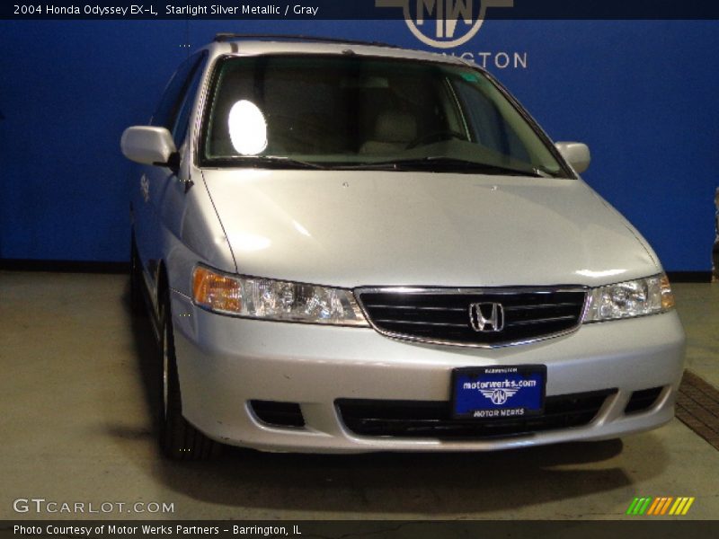 Starlight Silver Metallic / Gray 2004 Honda Odyssey EX-L