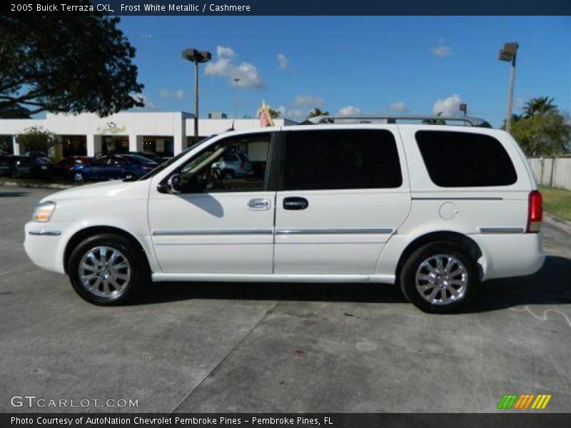 Frost White Metallic / Cashmere 2005 Buick Terraza CXL