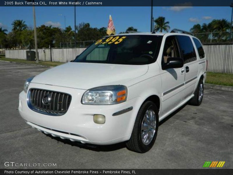 Frost White Metallic / Cashmere 2005 Buick Terraza CXL