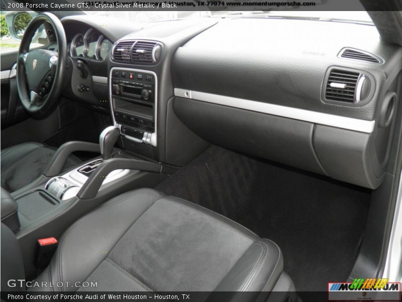 Crystal Silver Metallic / Black 2008 Porsche Cayenne GTS
