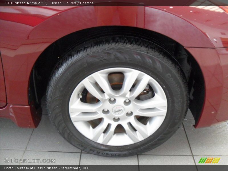 Tuscan Sun Red / Charcoal 2010 Nissan Altima 2.5 S