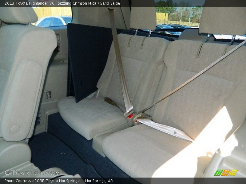 Sizzling Crimson Mica / Sand Beige 2013 Toyota Highlander V6