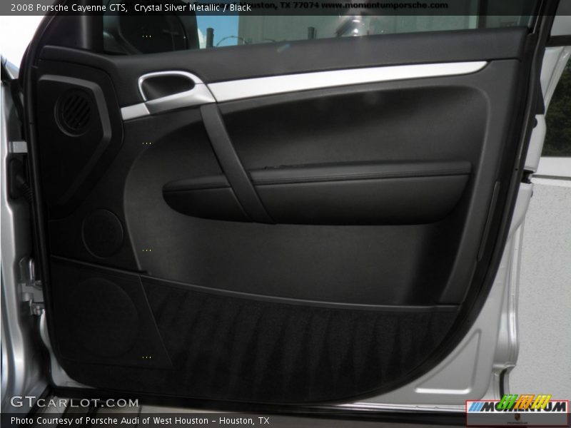 Crystal Silver Metallic / Black 2008 Porsche Cayenne GTS